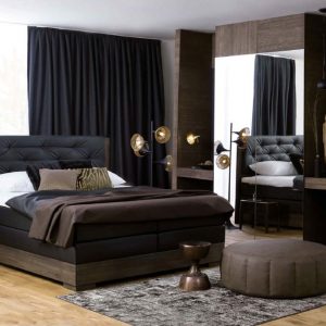 Boxspringbett Tokio wood look